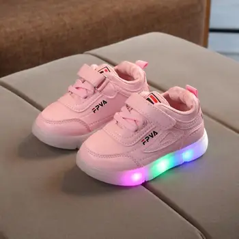 

Led luminous Shoes For Boys girls Fashion Light Up Casual Shoes kids simulation sole Glowing children sneakers