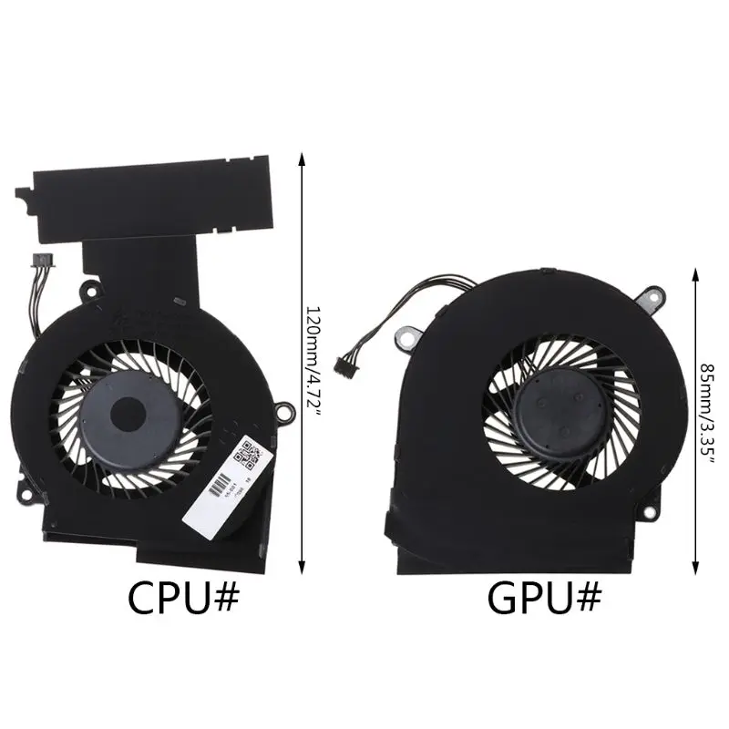 Процессор GPU охлаждающий вентилятор Замена для hp OMEN 15-DC 15-DC0013TX 15-DC0004TX 15-dc0005TX TPN-Q211 охлаждающий вентилятор