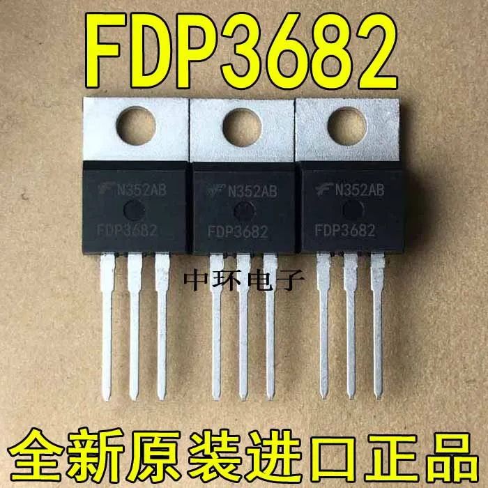 

10pcs/lot FDP3682 32A/100V TO220