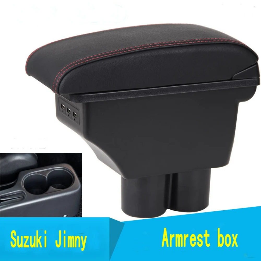 

For Suzuki Jimny armrest box central Store interior Armrest Storage car-styling accessories with cup holder ashtray products
