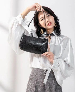 

S.IKRR Women Bag Leather Shoulder Bag Ladies Handbags sac a main Women Messenger Bags For Women 2020 Luxury Bags For Ladies