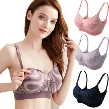 

Maternity Bra Pregnancy Clothes Breastfeeding Underwear Pure Cotton Sterile Bras for Nursing Allaitement lactancia 42