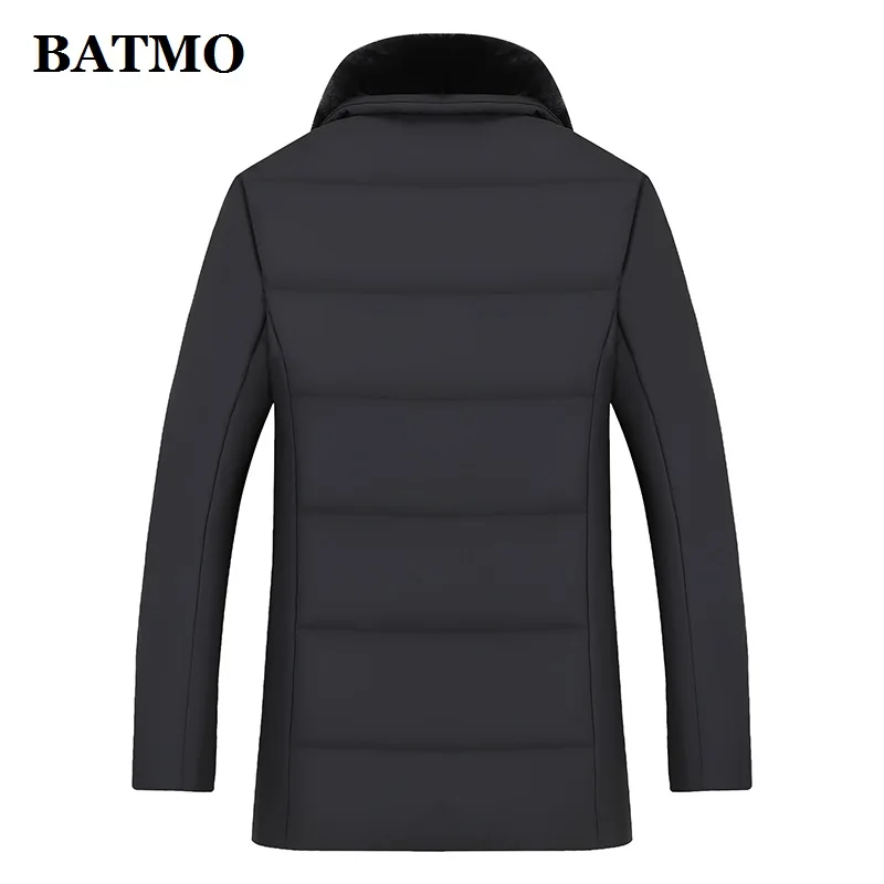 BATMO, Новое поступление, высокое качество, Зимние Теплые повседневные мужские парки, мужские зимние куртки, тренчкот для мужчин, большие размеры, M-4XL, 8802