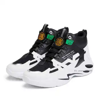 

Male Casual Luxury Shoes New Genuine Leather Men Sneakers Designer Chunky Ankle Breathable Platform Man Zapatos Mocassin Homme