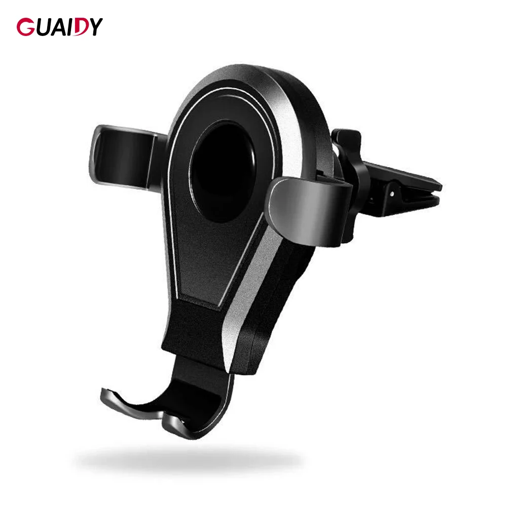 

Car Phone Holder Wireless Charger Smart Fast Charge For Mobile Phones Non Slip Automatic Alloy Air Vent Triangle Fixed Rotation
