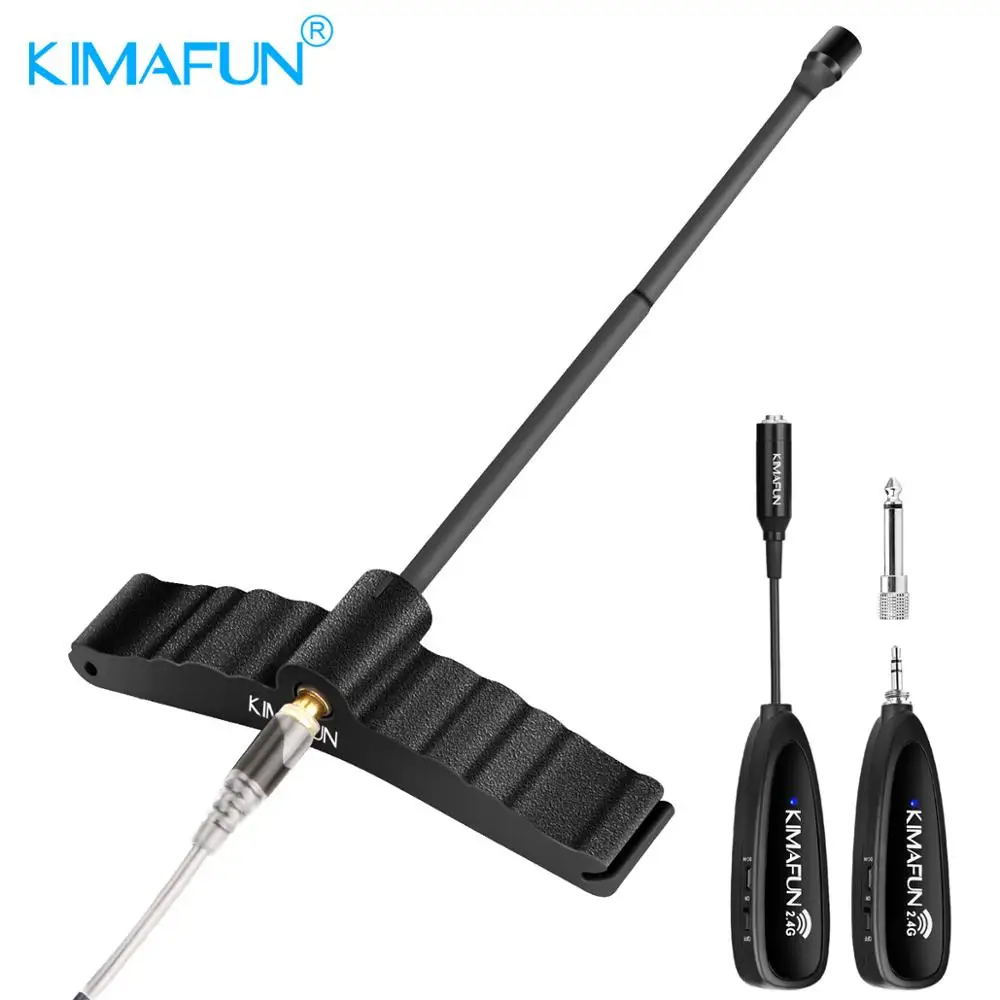 Мини-микрофон KIMAFUN для музыкальных инструментов микрофон виолончели