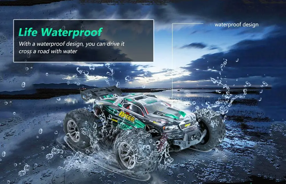MeterMall 1/16 2,4 г 4WD 32 см Spirit Rc автомобиль 36 км/ч Bigfoot внедорожный грузовик RTR игрушка 9136
