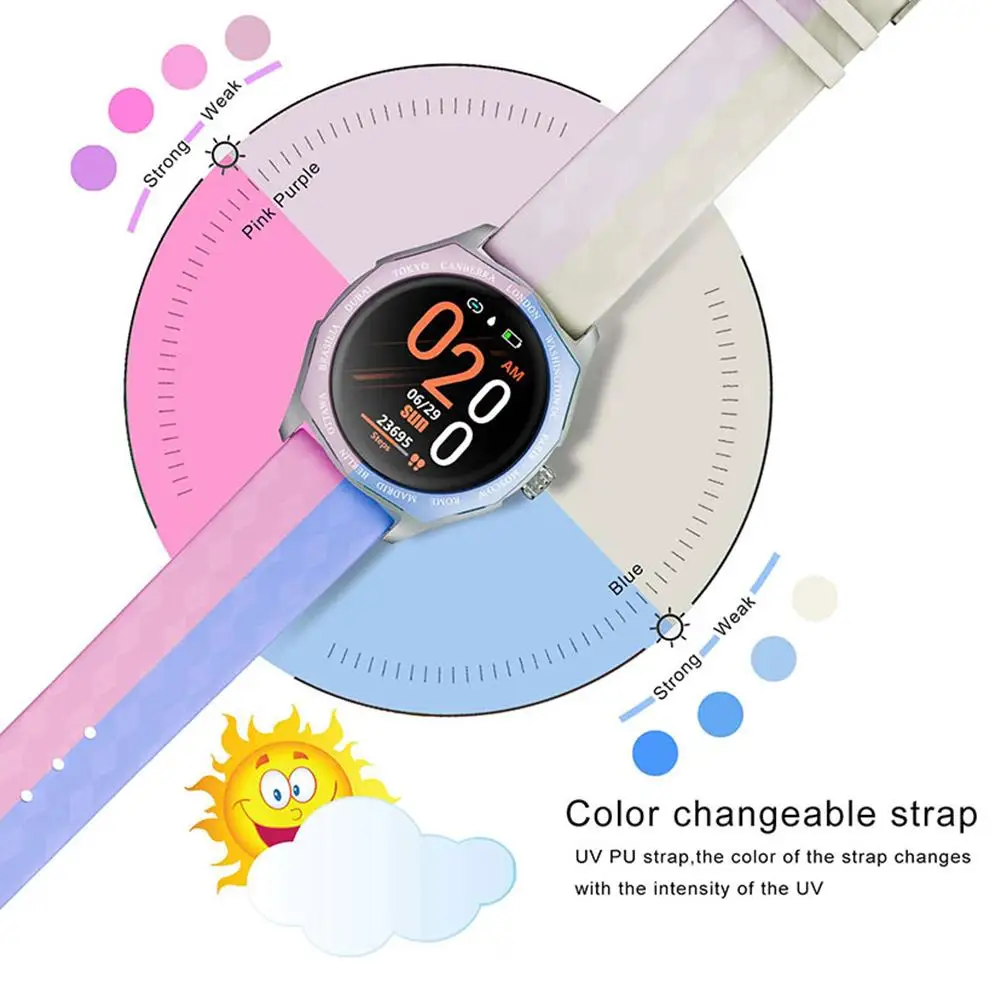 V18 Bluetooth Sports Touch Screen Smart Watch Multi-Function Wristband Blood Pressure Monitor Fitness Tracker Health Bracelet