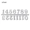 silver arabic number