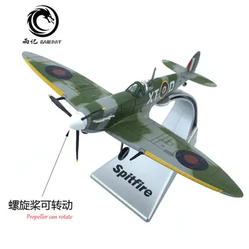 

1/72 Scale Military Model Toys World War II Supermarine Spitfire Fighter Diecast Metal Plane Model Toy For Gift,Kids,Collection