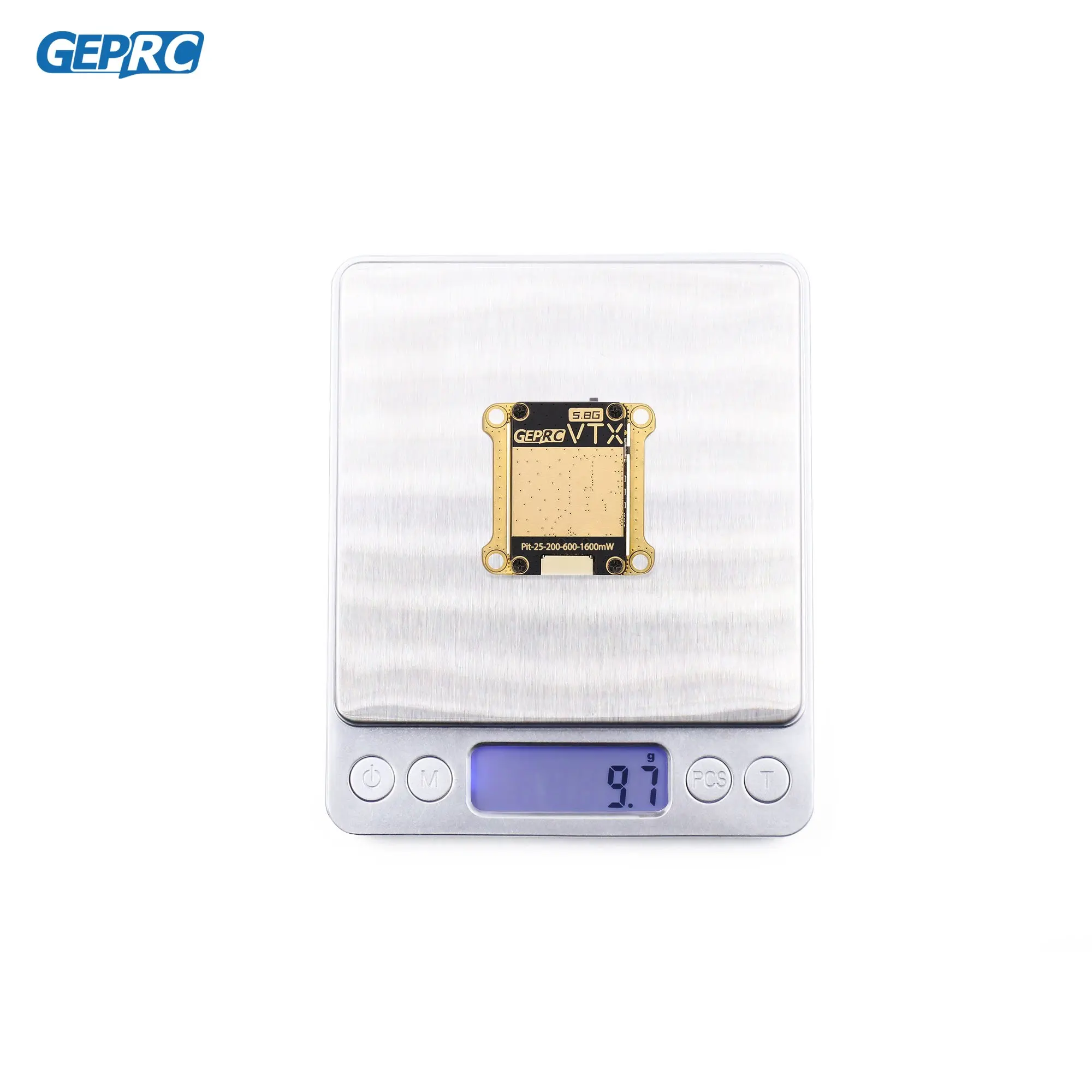 GEPRC RAD VTX 5.8G 1.6W/2.5W Émetteur Vidéo FPV Longue Portée 7-36V MMCX