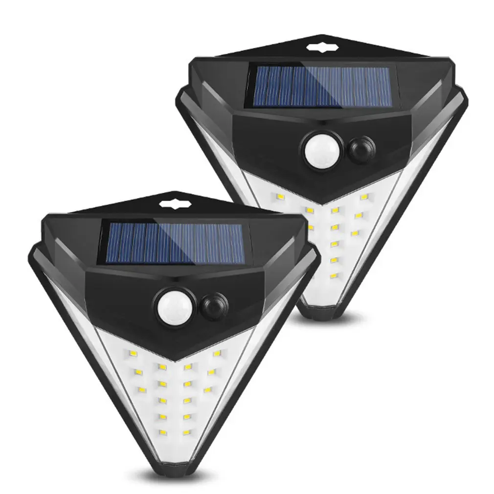 38lED Солнечная Индукционная Алмазная настенная лампа, Рождественская атмосферная лампа, уличный садовый светильник