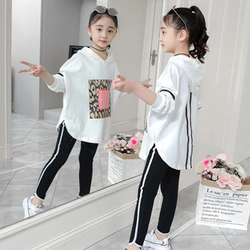 Vente Boutique enfants vêtements automne printemps filles ensemble à manches longues hauts + pantalon 2 pièces survêtement enfants vêtements tenue survêtement