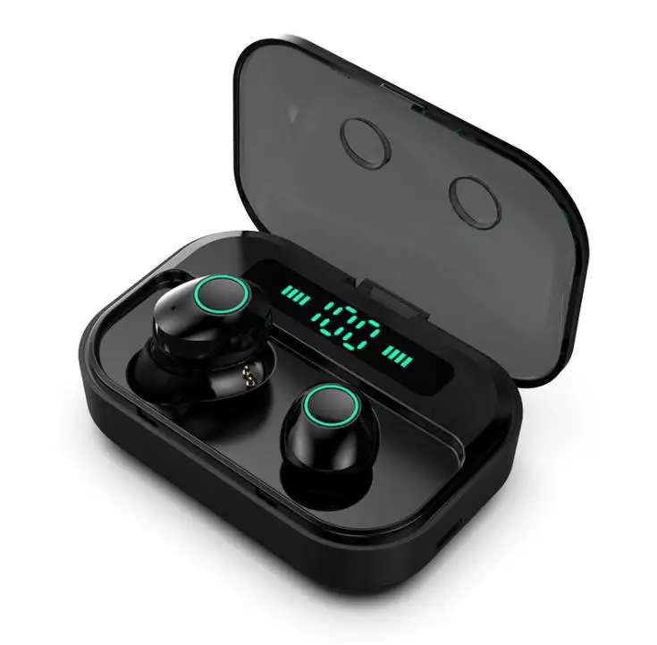 

TWS Wireless Bluetooth 5.0 Earphone HiFi Stereo Music Power LED Display Handsfree Sports Waterproof Earbuds Headphones With Mic