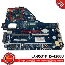 Для ACER E1-572 E1-572G Материнская плата ноутбука V5WE2 LA-9531P SR170 I5-4200U материнская плата