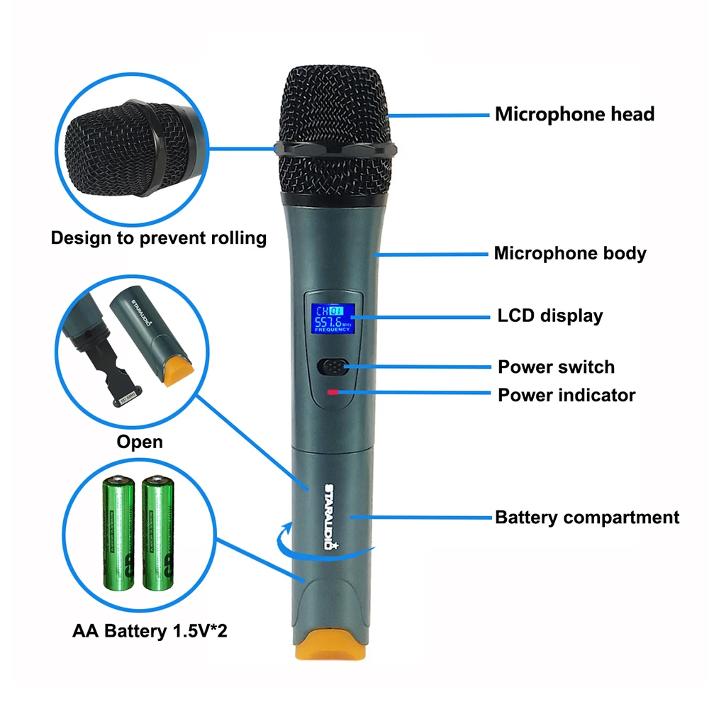 staraudio stage home wedding microphone 