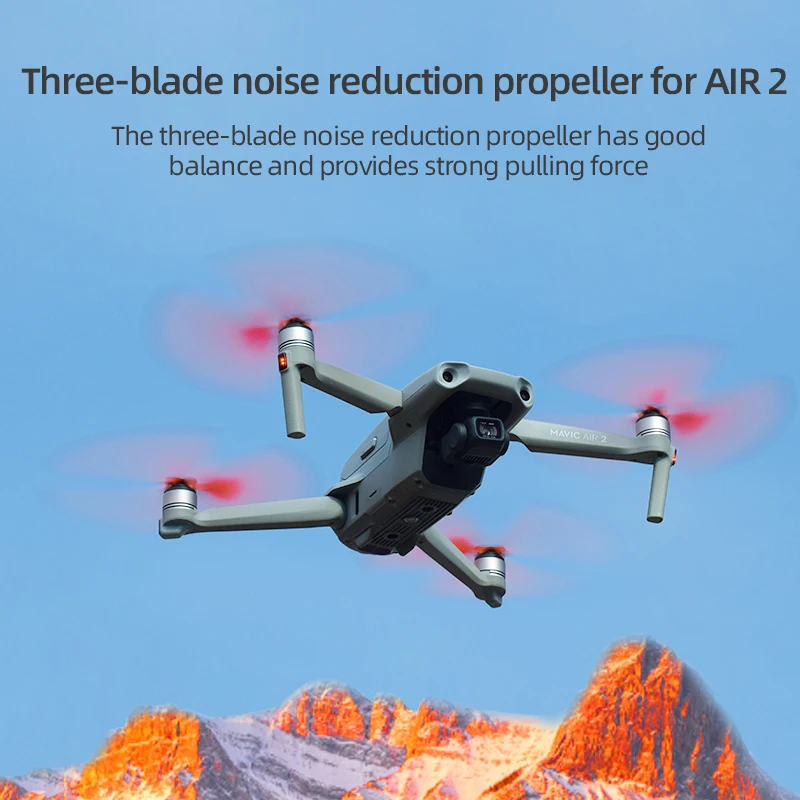 Quick Release Three-blade Propeller Silent Noise Reduction Blade For DJI Air 2/Air 2S Drone | Электроника