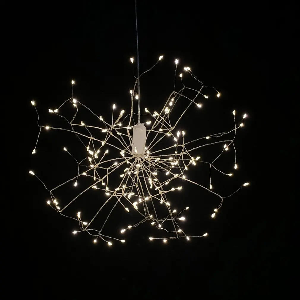 LED Flower Light 150 Lights Decorative Lights Holiday Lights Warm White/Color Light Silver/Copper 1 PCS