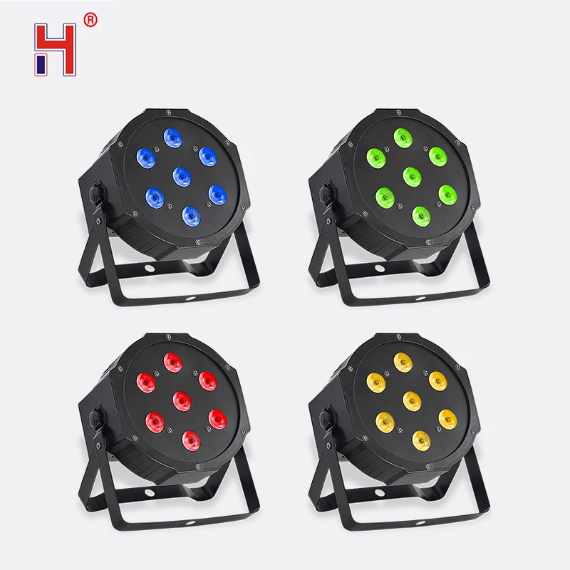 Dmx Led Par Cans 7X12W Rgbw 4 в 1 8Ch сценический свет диско Dj (4 шт./лот)|disco dj|light discostage light |