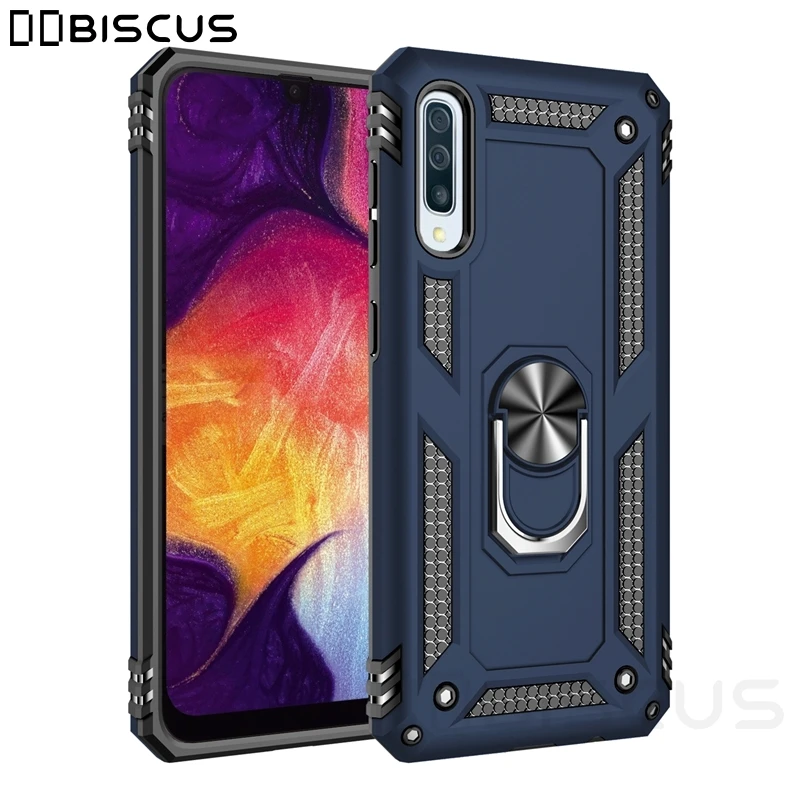 Роскошный Защитный Мягкий противоударный чехол для samsung Galaxy A30s SM-A307F/DS A307FN A30 S силиконовый бампер жесткий чехол с металлическим кольцом