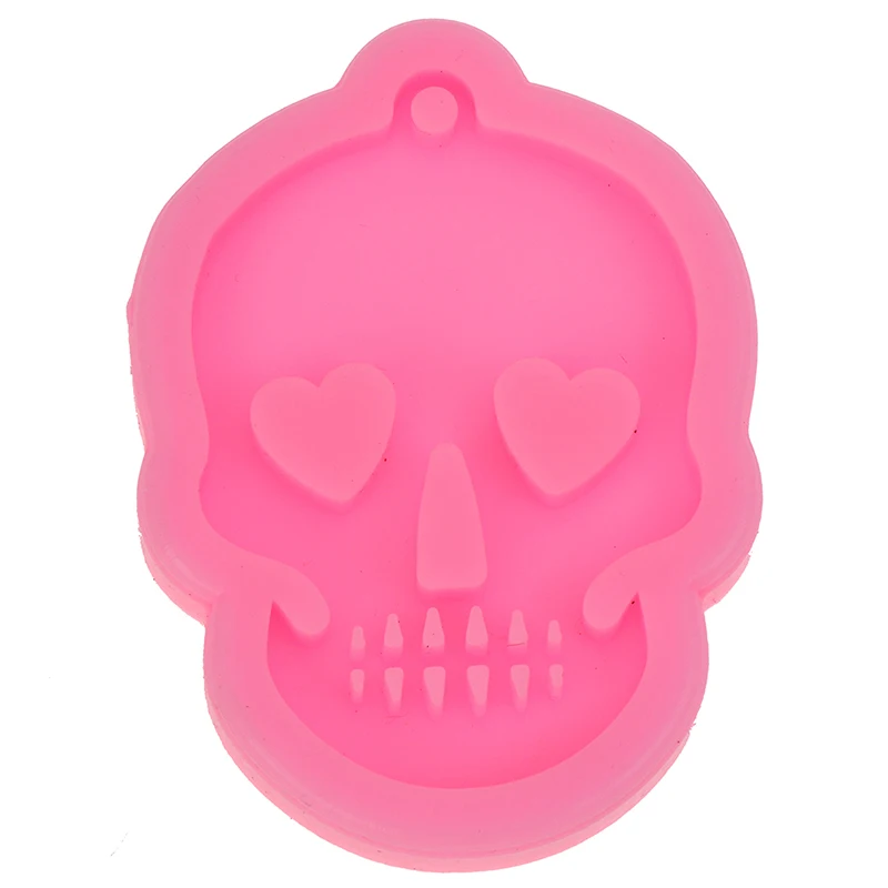 1 шт. силиконовая форма для брелоков в виде головы призрака черепа | Дом и сад