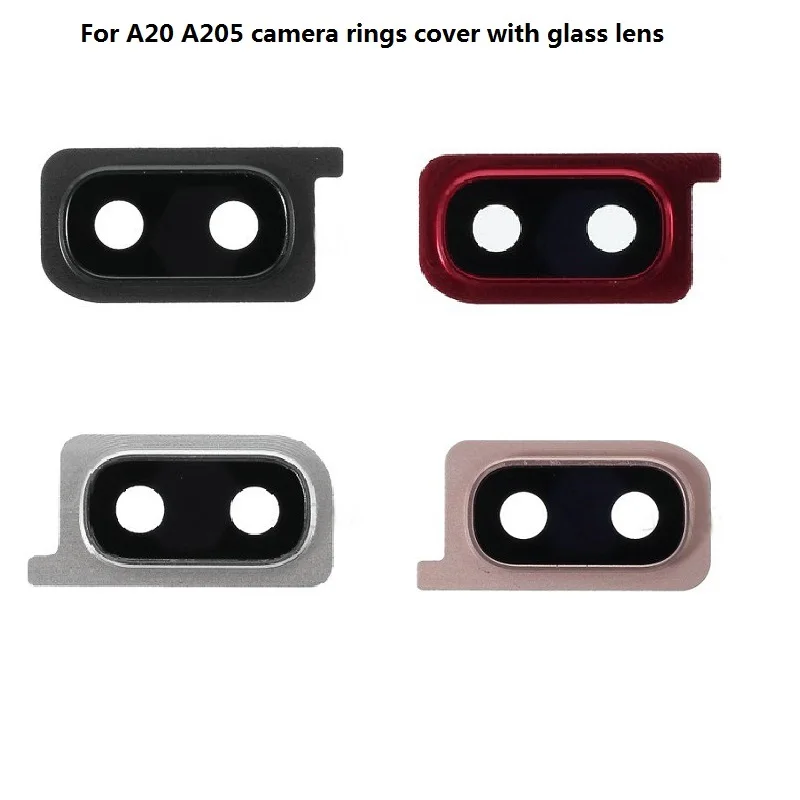 

Back Rear Camera Lens Ring Cover with Glass Lens For Samsung Galaxy A10 A105/A20 A205/A30 SM-A305/A40 A405