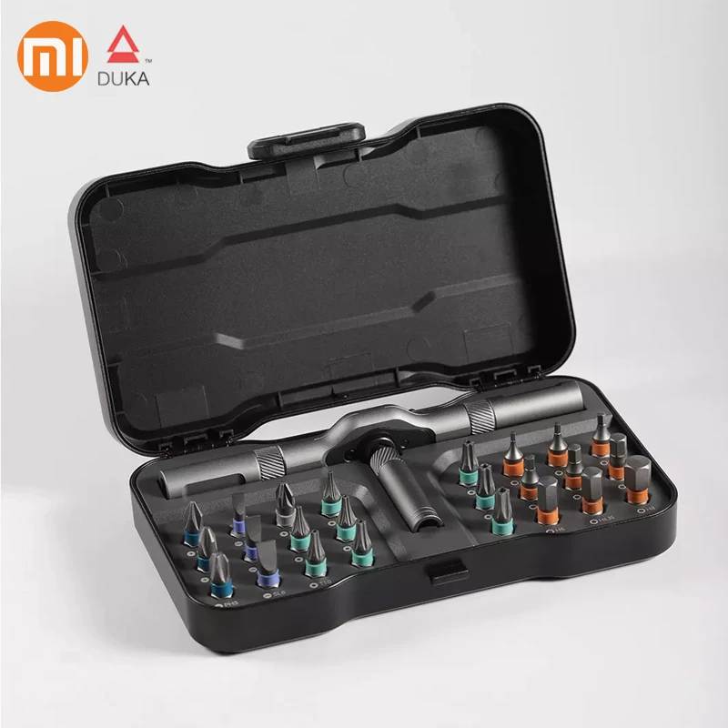 Многофункциональный гаечный ключ Xiaomi Mijia ATuMan DUKA 24 в 1 отвертка с храповым