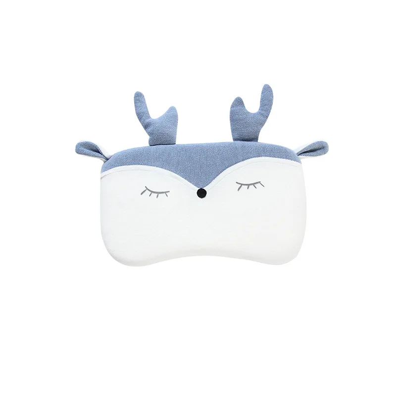 blue deer Honeylulu мультфильм животных Детская форменная подушка пены памяти подушка для новорожденных дышащие подушки для украшения детской комнаты - Цвет: blue deer