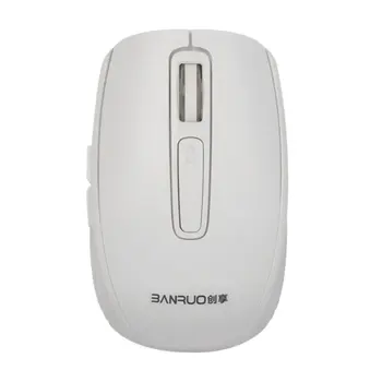 

Rechargeable Wireless Mouse Anti Slip 6 Buttons Optical Mute Mouse Power Saving 2.4GHz Streamline Design for Computer Laptop