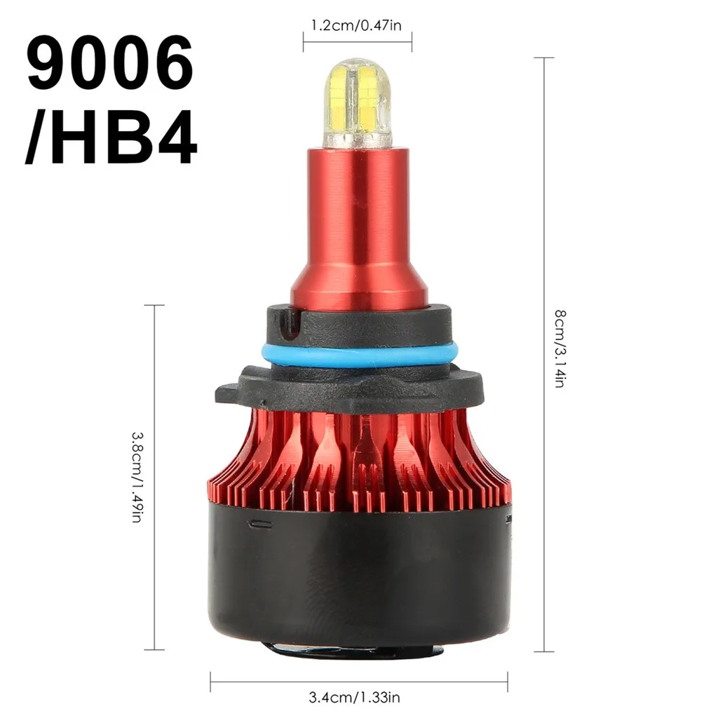 8-по бокам 3D светодиодный фар Conversion Kit 120 Вт 18000LM высокое Мощность 6500K 9006 противотуманная фара рабочий светильник 360 градусов луч