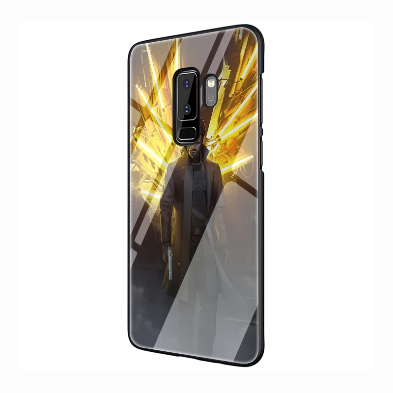 EWAU Deus Ex закаленное Стекло чехол для телефона для samsung S7 край S8 S9 S10 Note 8, 9, 10, плюс A10 20 30 40 50 60 70 - Цвет: G3