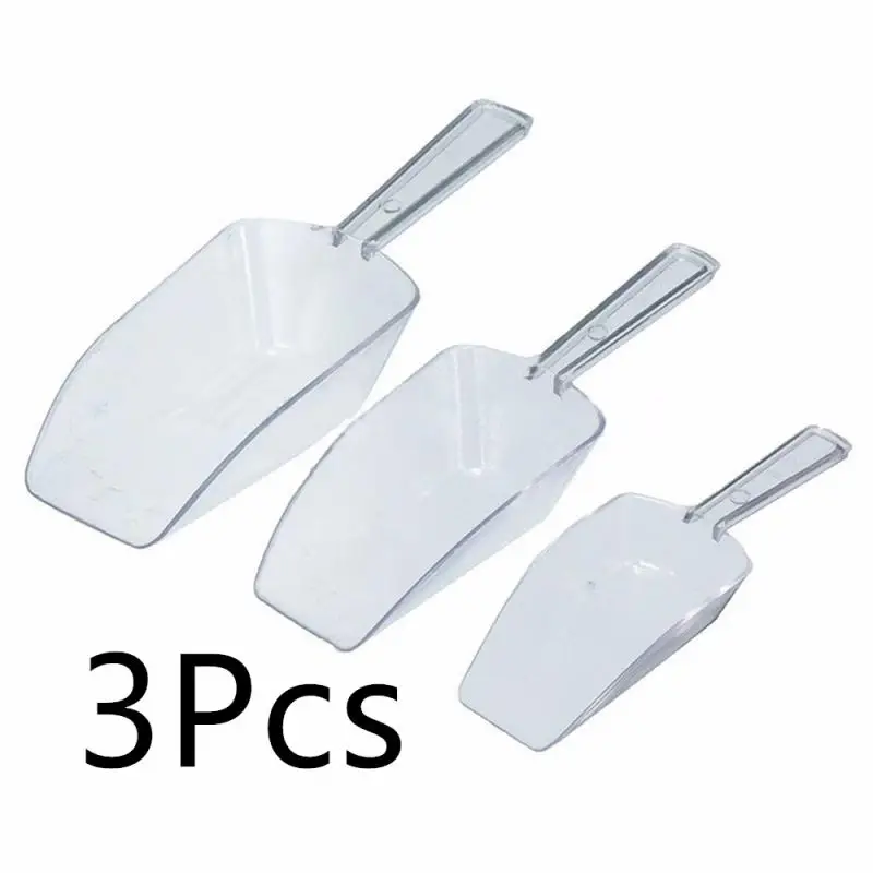 

3pcs/set Plastic Ice Shovel Ice Scoop Shovel for Ice Grain Coffee Beans Bonbons Scoop Bar Ice Scraper Shovel Kitchen Accessories
