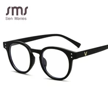 Винтажные круглые очки для чтения в ретро стиле для мужчин и женщин анти-синий свет Рецептурные очки Оптические модные компьютерные очки