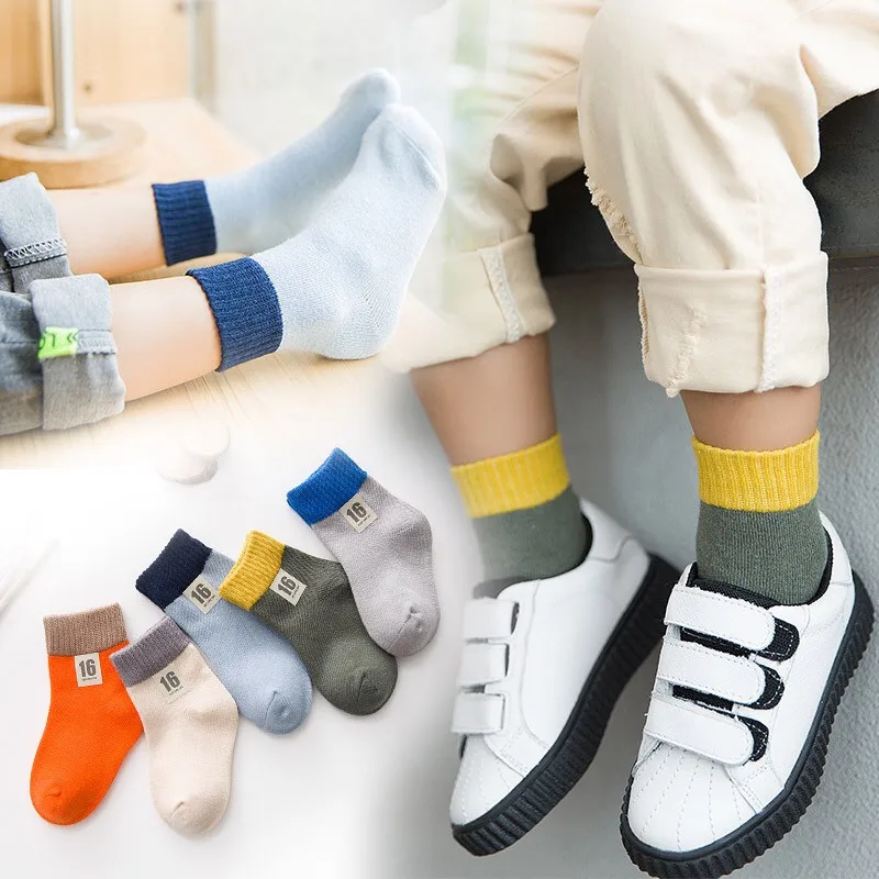 От 3 до 12 лет хлопковые белые детские носки для скейтбординга короткие спортивные носки для мальчиков - Цвет: 11