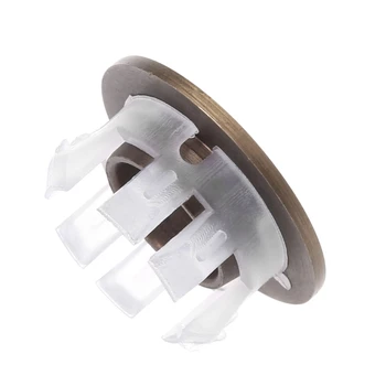 

Bathroom Basin faucet Sink Overflow Cover Brass Six-foot Ring Insert Replacement