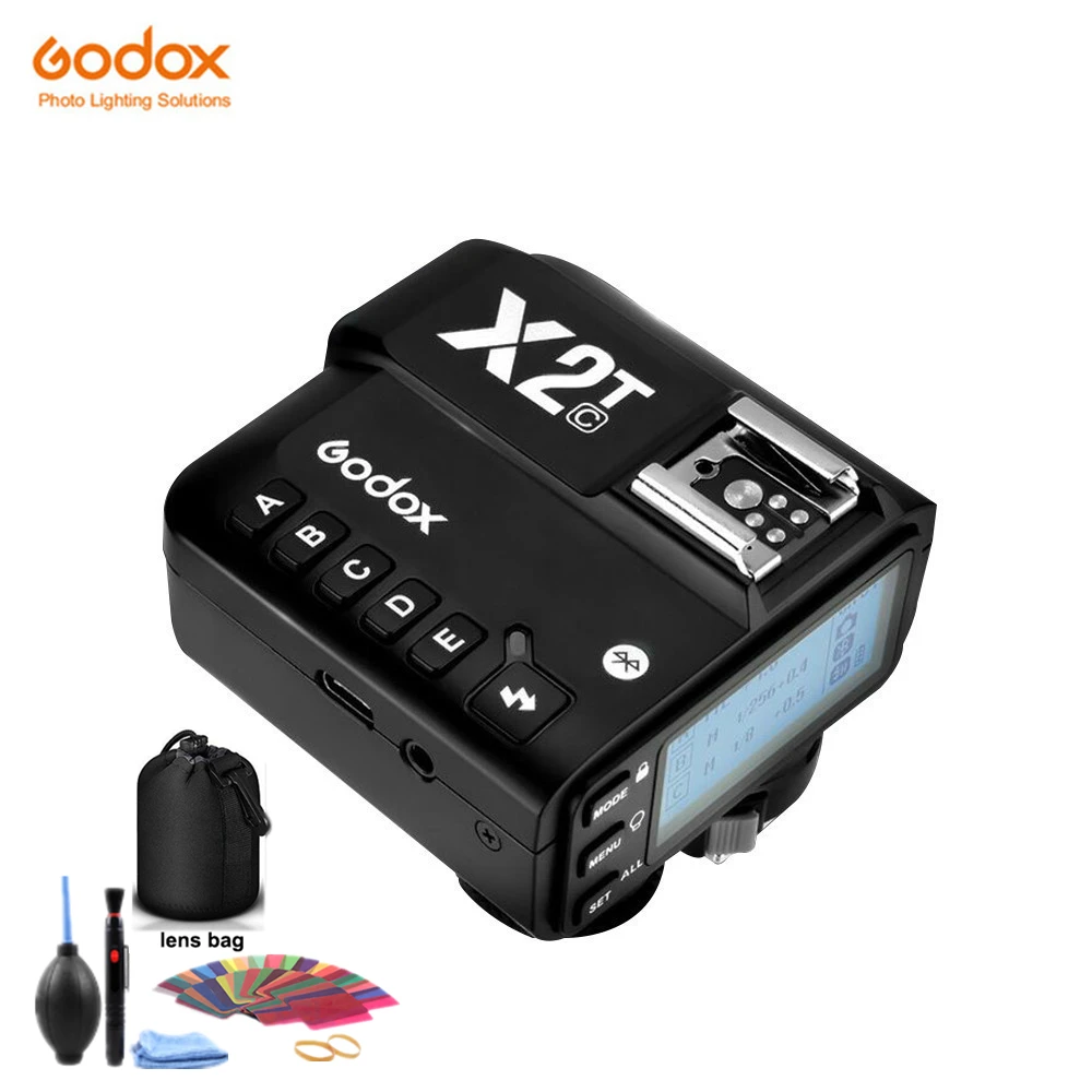 Godox X2T-C X2T-N X2T-S X2T-F 2 4G TTL HSS передатчик беспроводной триггер вспышки для Canon Nikon Sony Fuji
