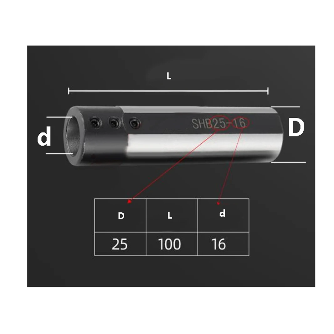 BEYOND SHB20 SHB16 SHB Round Shank Small Aperture Bore Hole Turning Tool Holder Milling Flat Lathe Hole Boring Tool Holder