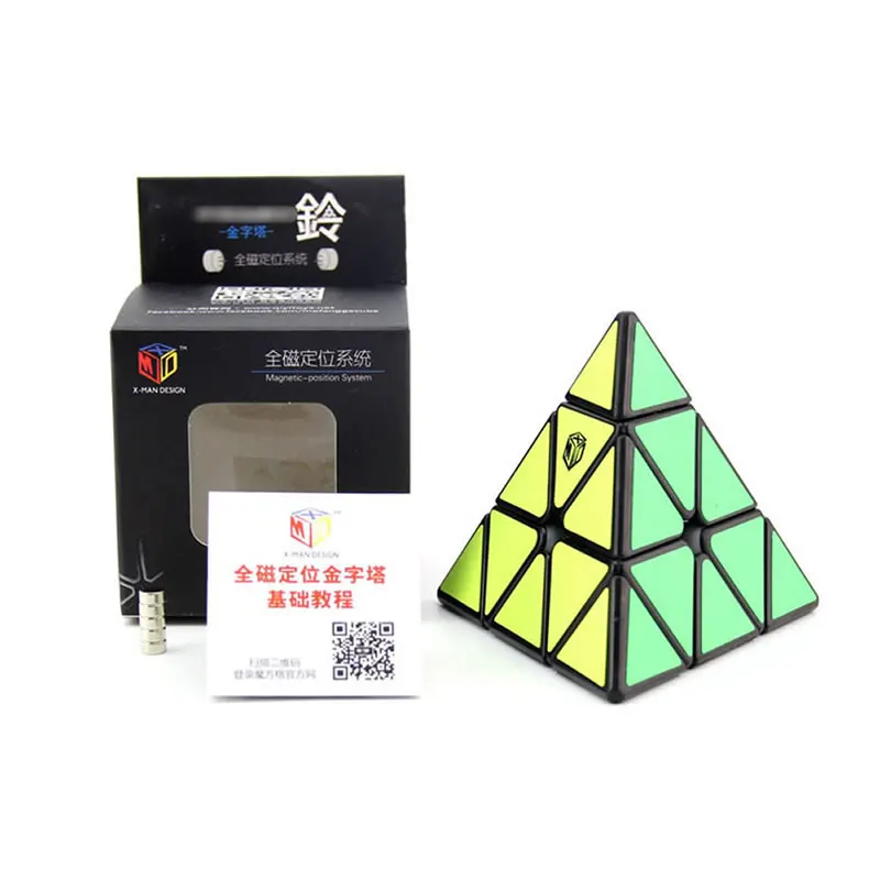 Высокое качество QiYi Магнитный Pyraminxeds 3x3x3, волшебный куб, головоломка магниты пирамиды Рождественский подарок идеи, игрушки для детей