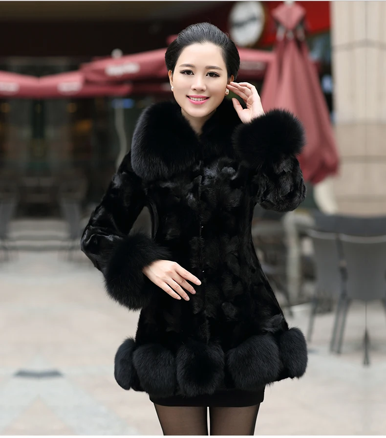 Fluffy Winter Women's Faux Fur Coat Artificial Fur Overcoat Furry Jacket Femme Plus Size Warm Fake Fur Outwear Z200