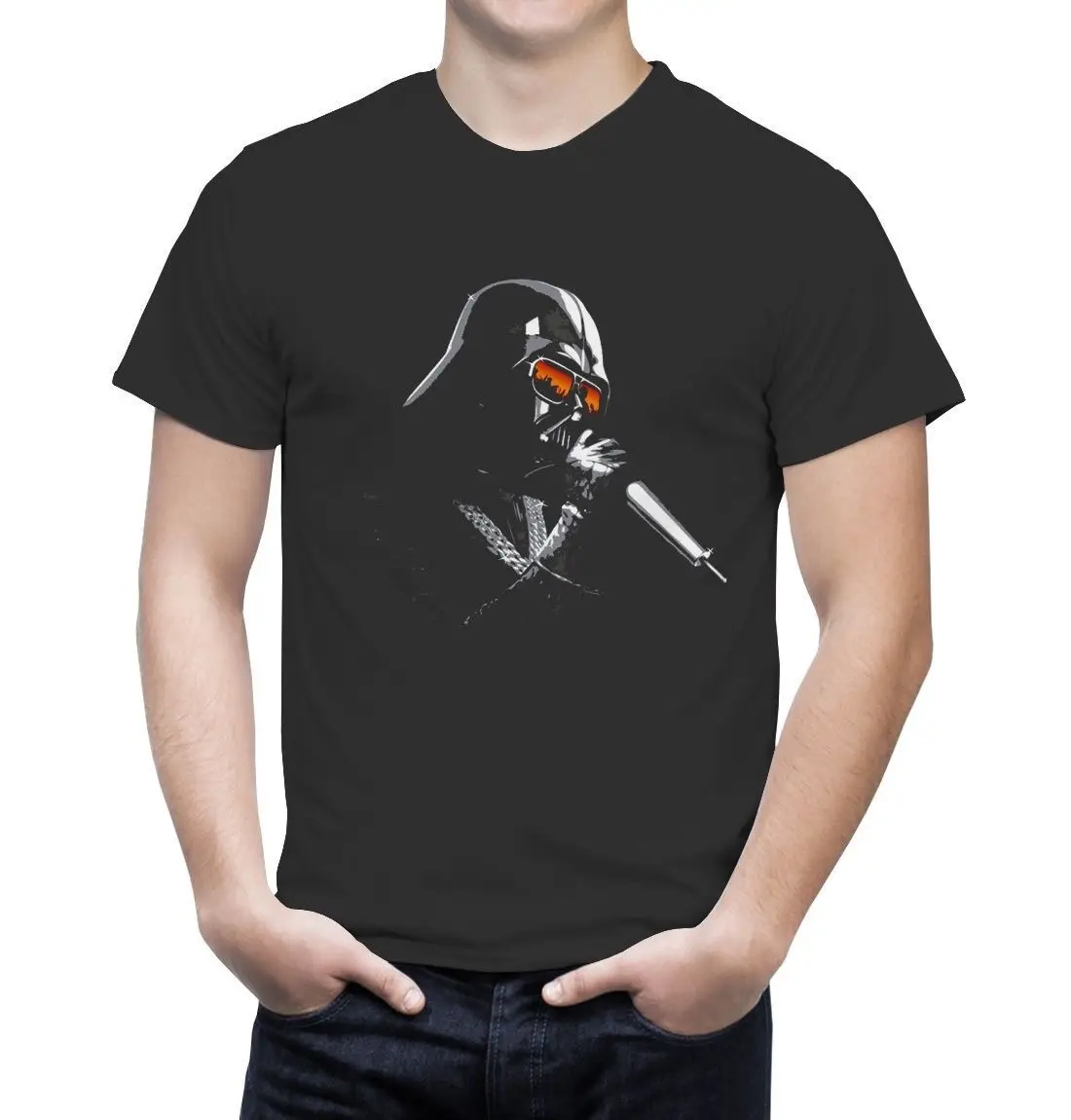 

Darth Vader MC Hip Hop Microphone, Grime, Urban tshirt