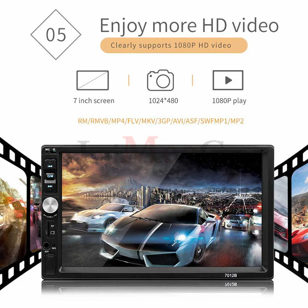 2 Din Car Radio 7HD Autoradio Touch Screen MP5 Radio Player Bluetooth Car Multimedia USB Backup Camera Reverse Monitor (13)