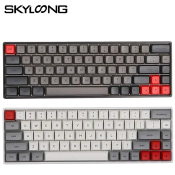 

SKYLOONG SK68 Hot-swap RGB Mechanical Keyboard With PBT GSA Keycaps 3Fn Programmable Macros Wired Gaming Keyboard For Mac/Win/PC