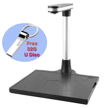 Профессиональный документ книги камера Q1080 10 мегапикселей Быстрая фокусировка скорость сканирования охват A4 Поддержка Windows высокое разрешение