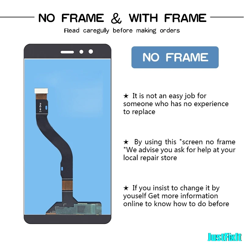 For HUAWEI P10 Lite LCD Display Touch Screen Digitizer For Huawei P10 Lite LCD Screen with Frame P10lite Display ORIGINAL 5.2"