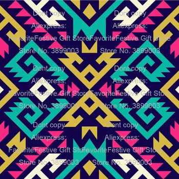 

Ethnic African Print Natural polyster stretch Fabric For sewing Cushion dress scarf Cloth Material