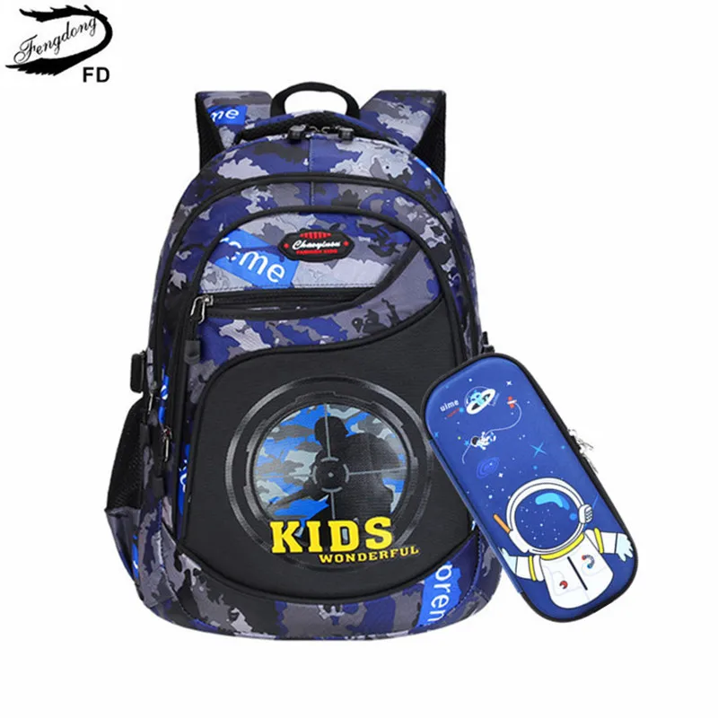 School-Bags Bagpack Teenage-Boys Girl Kids Student Fengdong for Pen Pencil-Box Gift