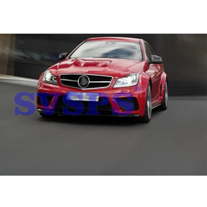 Высокое качество ABS передняя средняя решетка для Mercedes Benz c-класс W204 C180 C200 C260 C300 C63 стиль 2007