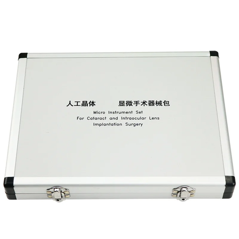21Pcs/set Titanium Alloy Eye Ophthalmic Cataract & Intraocular Set Surgical Instrument Eye Micro Surgery Tools