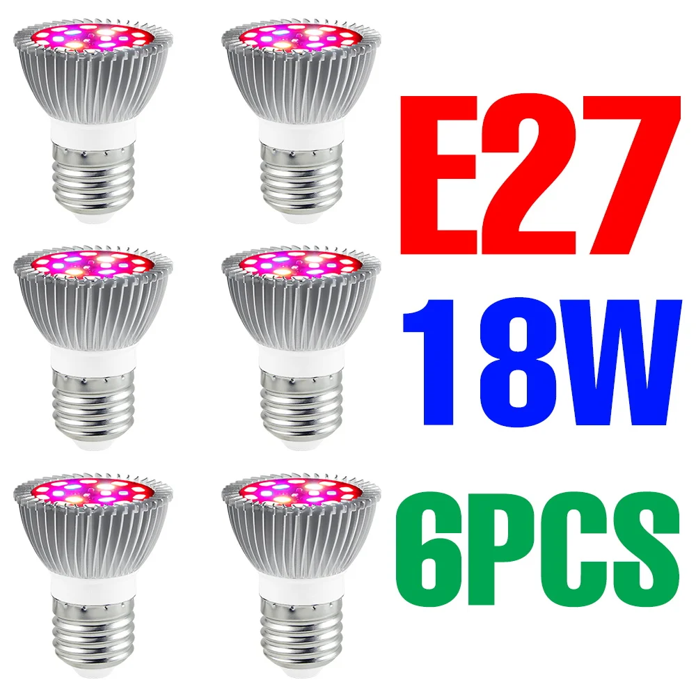 E27 18W 6PCS