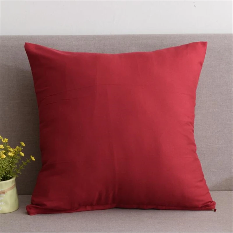 Wine Red 12 цветные подушки крышка бархатная наволочка для гостиной диван 45*45 Kussenhoes синий домашний декоративный домашний дом - Цвет: Wine Red